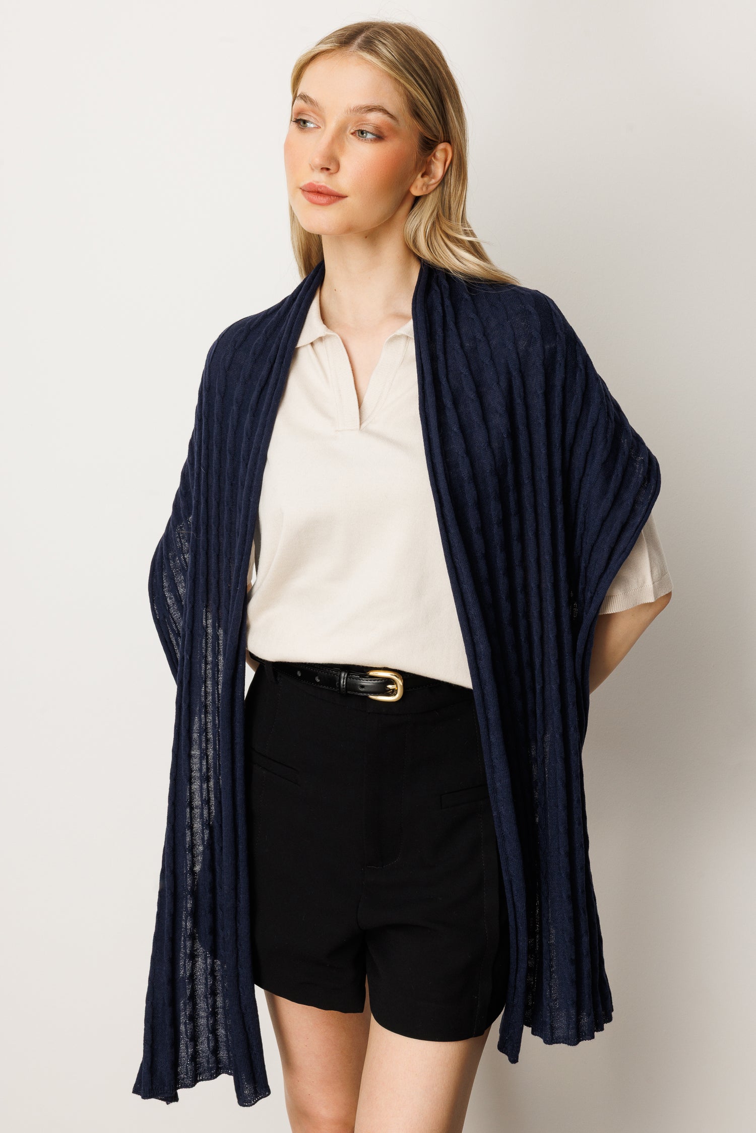 MYRA SCARF NAVY