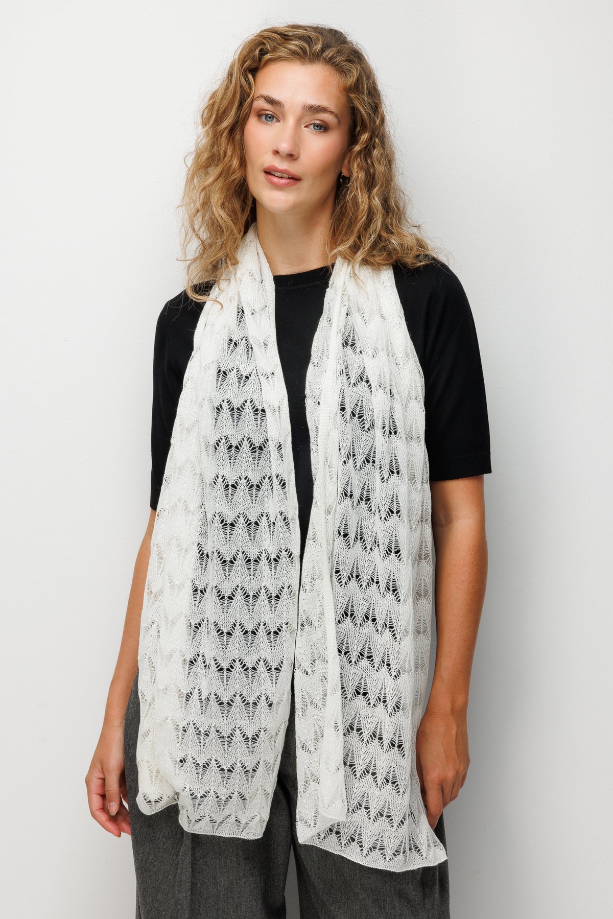 ANATOLIA SHAWL ECRU