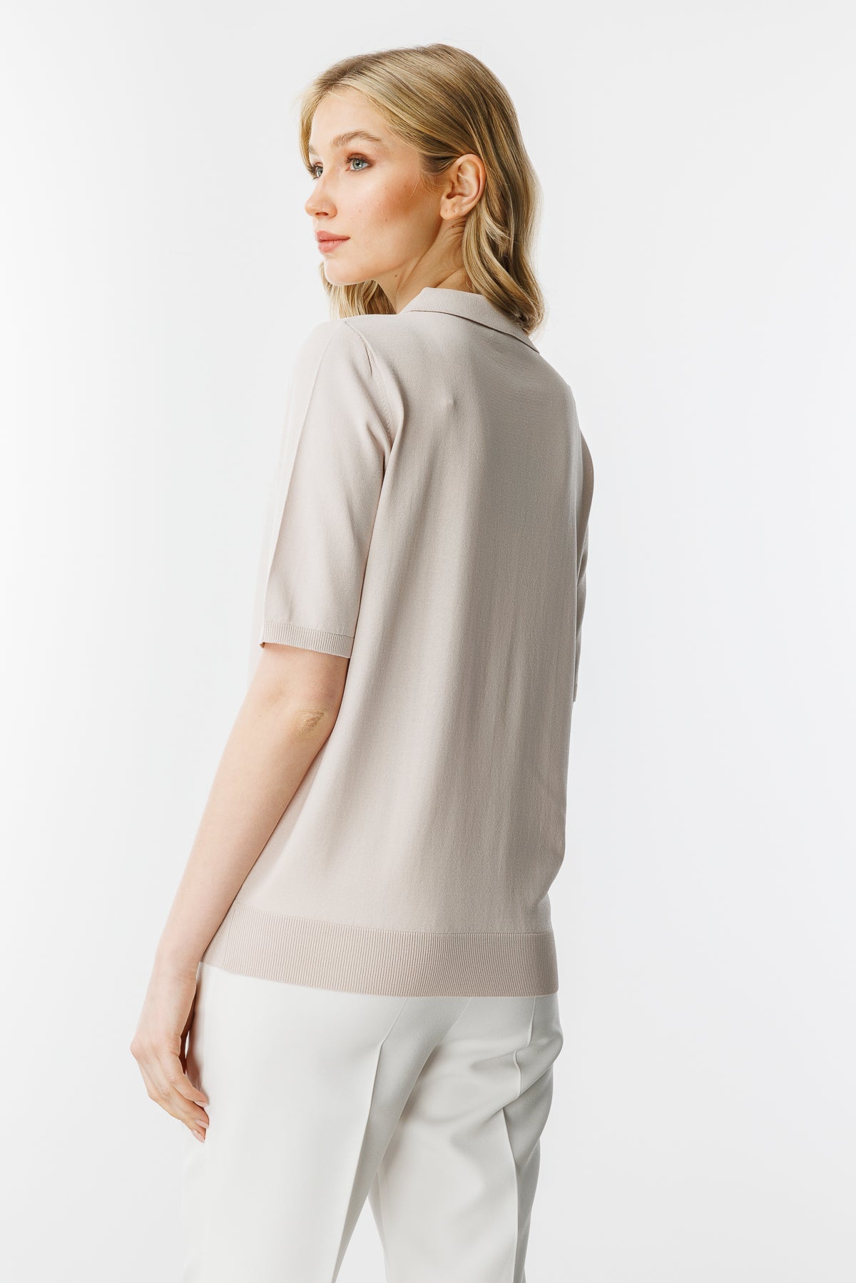 POLO BLOUSE BEIGE
