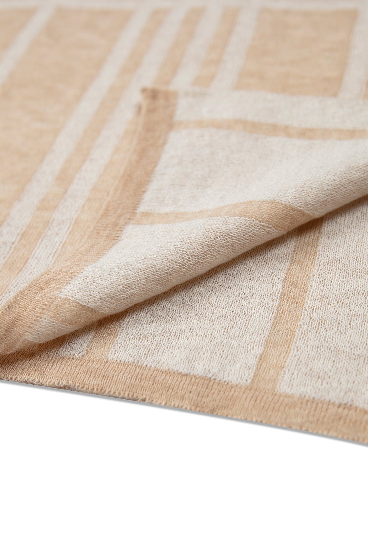 GALATIA SCARF ECRU-TAUPE