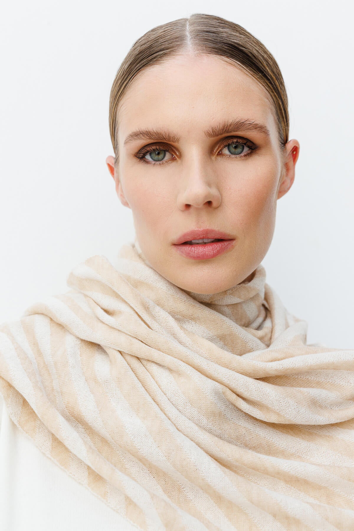 EPHESUS SCARF WHITE ECRU