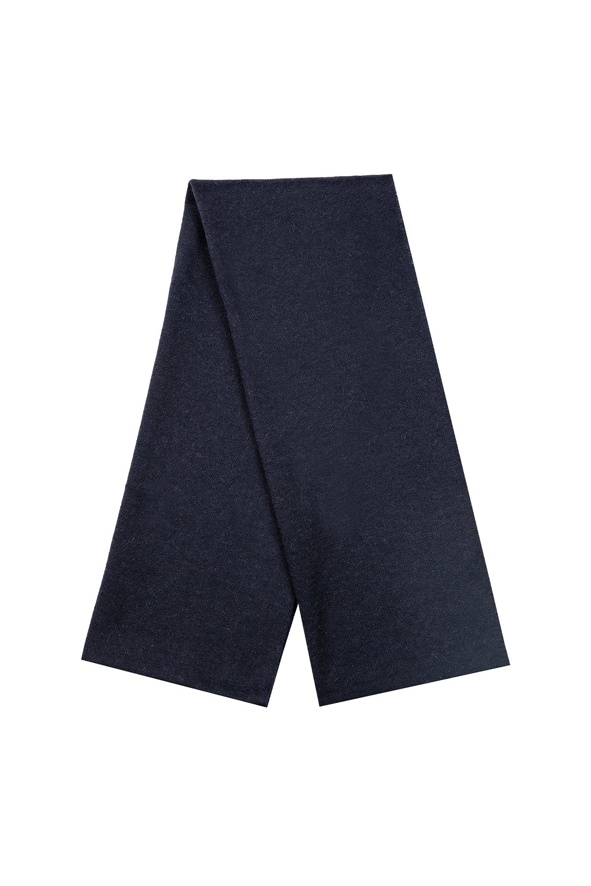 MEN ANGORA SCARF NAVY
