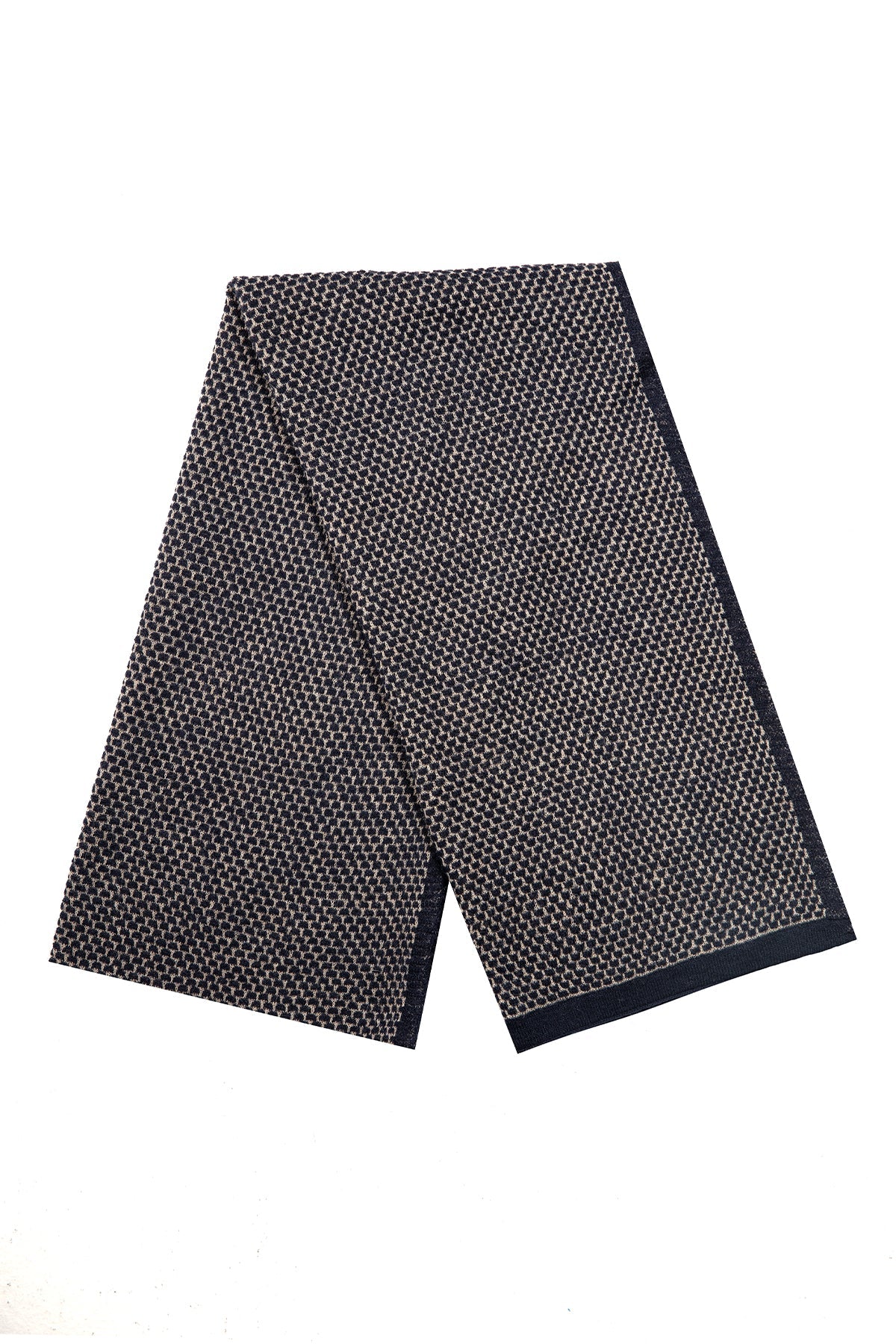 MIDAS SCARF NAVY-BEIGE