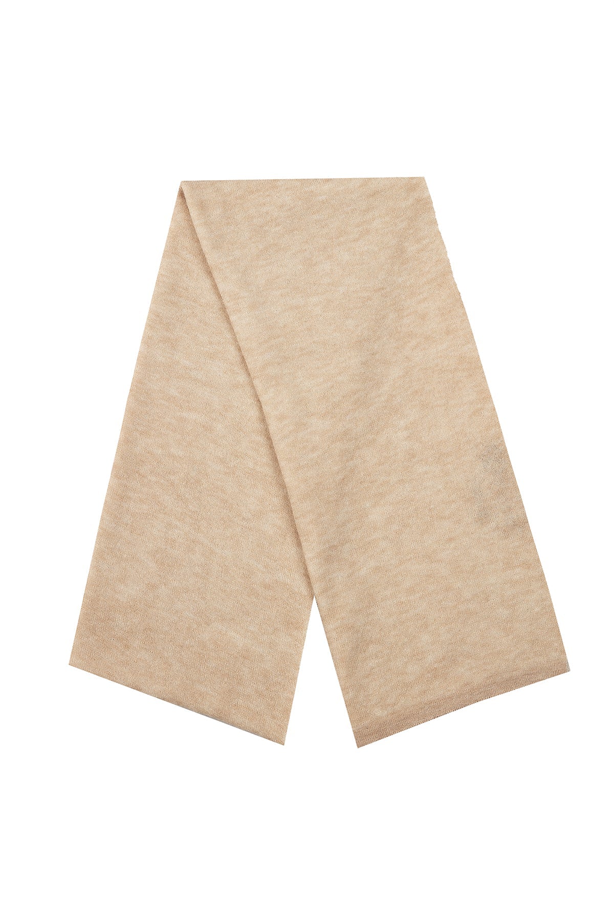 ANGORA SCARF ECRU-TAUPE