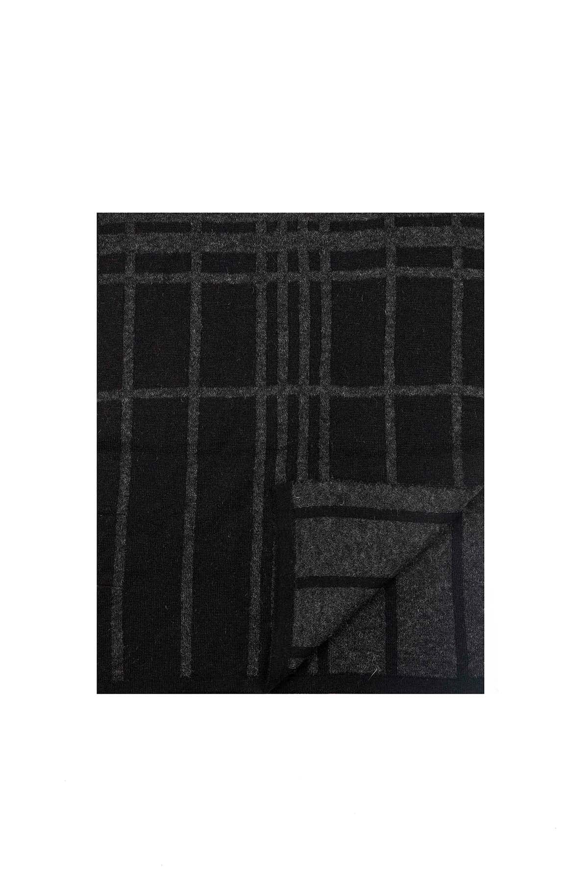 MEN GALATIA SCARF BLACK-GREY