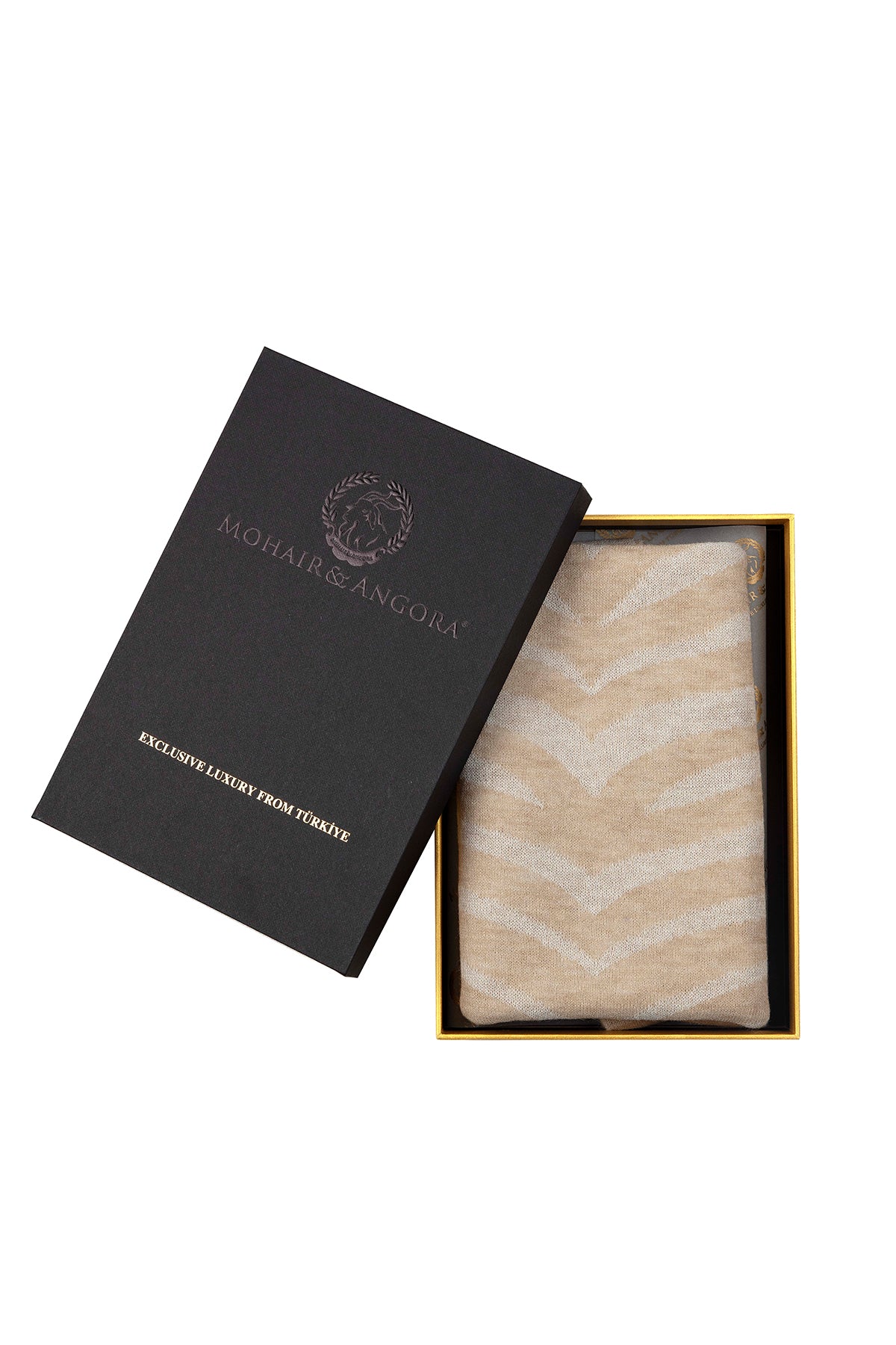 TIGER SHAWL ECRU-BEIGE