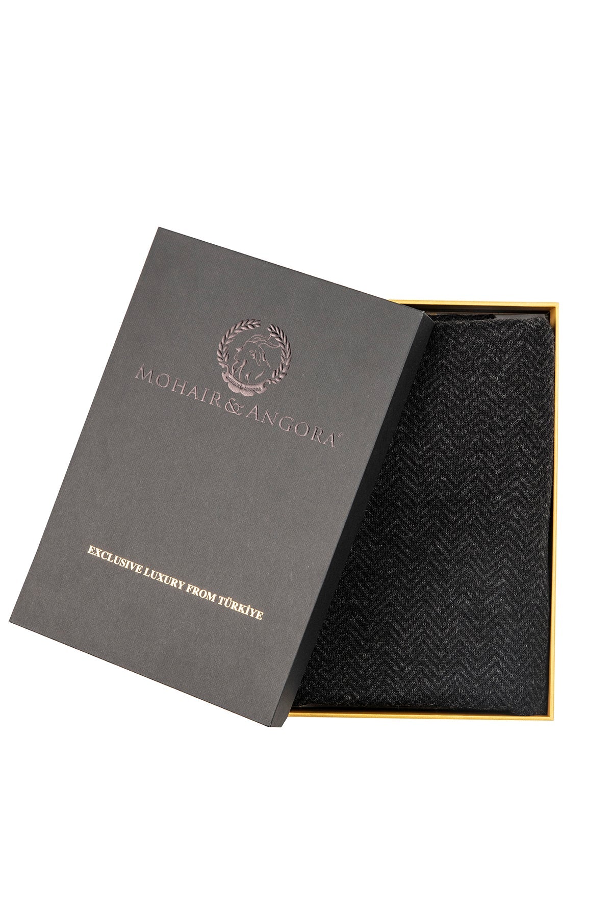 LYDIA STOLE BLACK-GREY