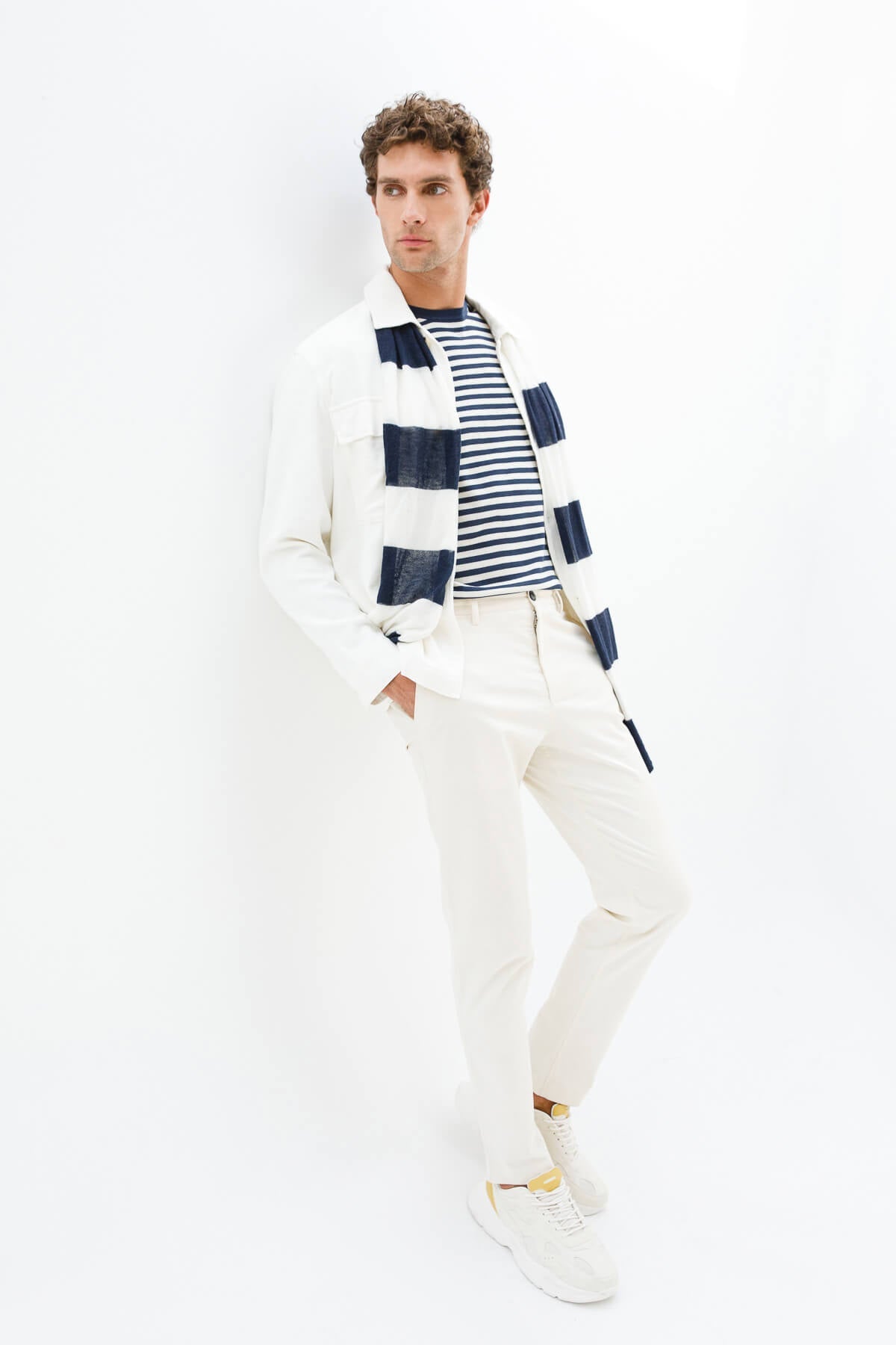 MEN TROIA SCARF NAVY