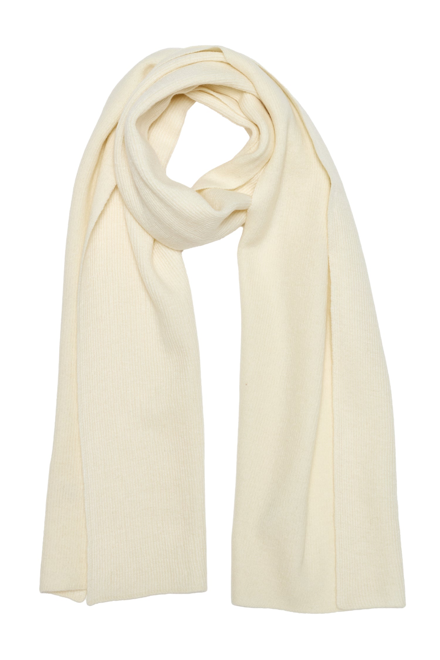ARTEMIS BEANIE & SCARF WOOL SET ECRU-ECRU