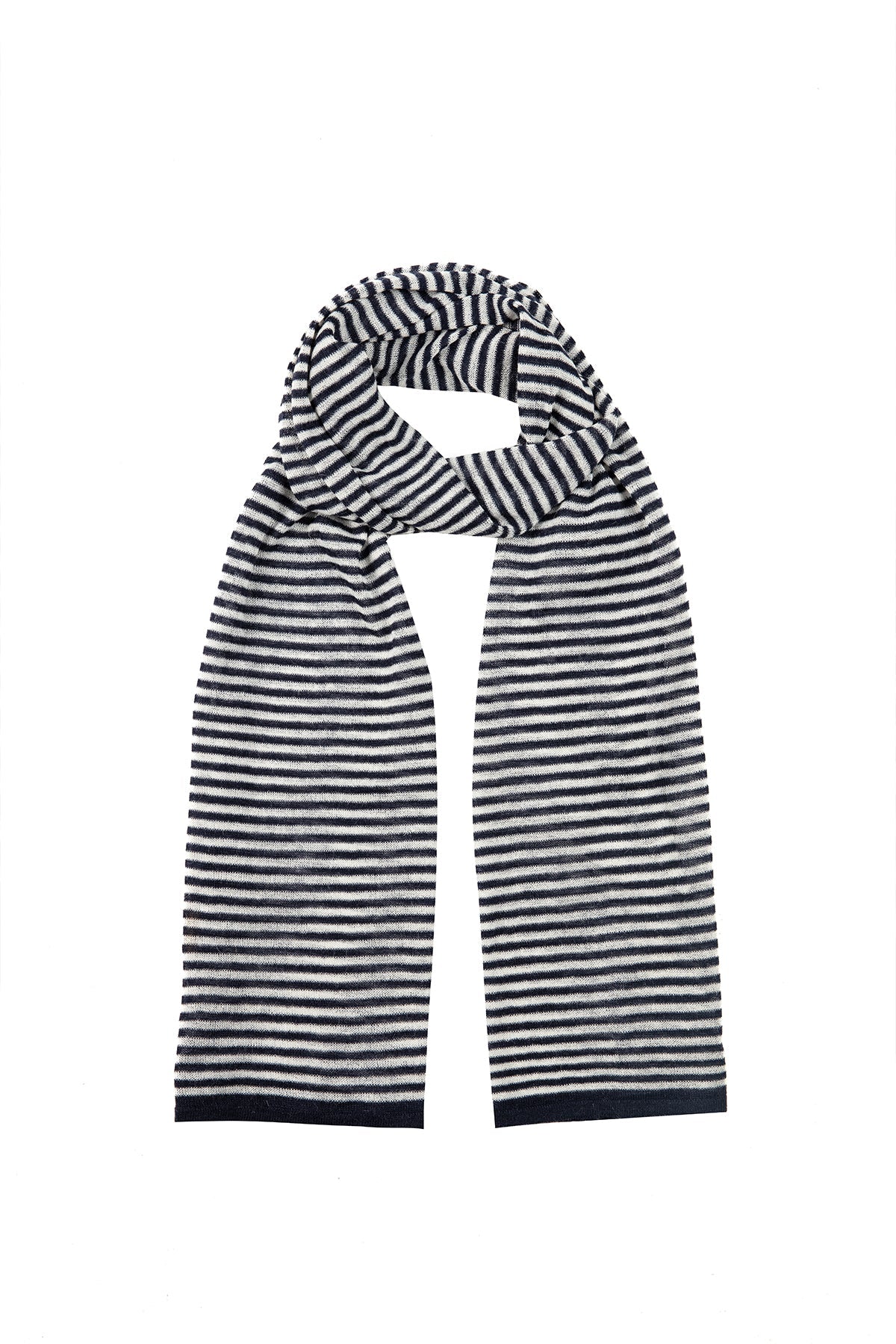 MEN EPHESUS SCARF NAVY- ECRU