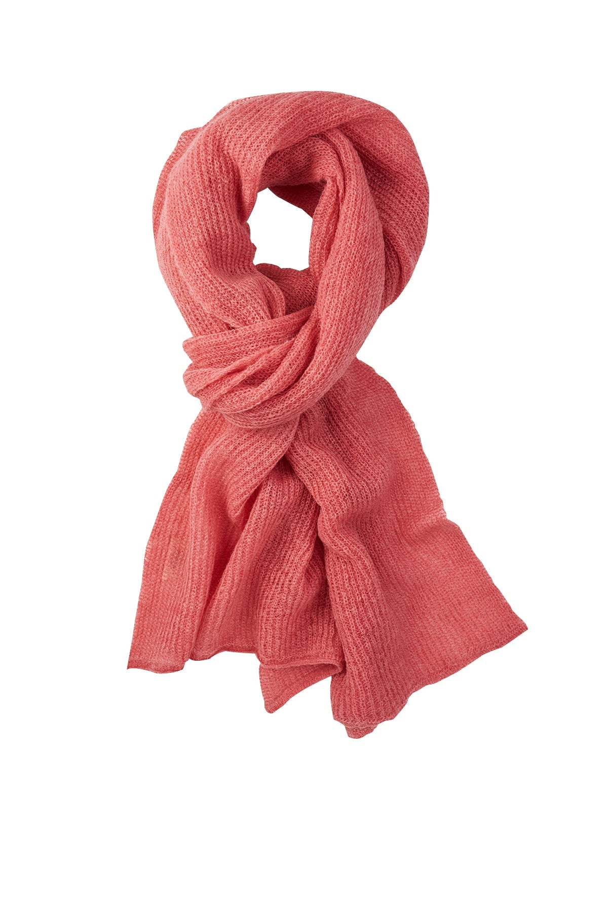 HATTUSA SCARF PINK-BASIC KNIT