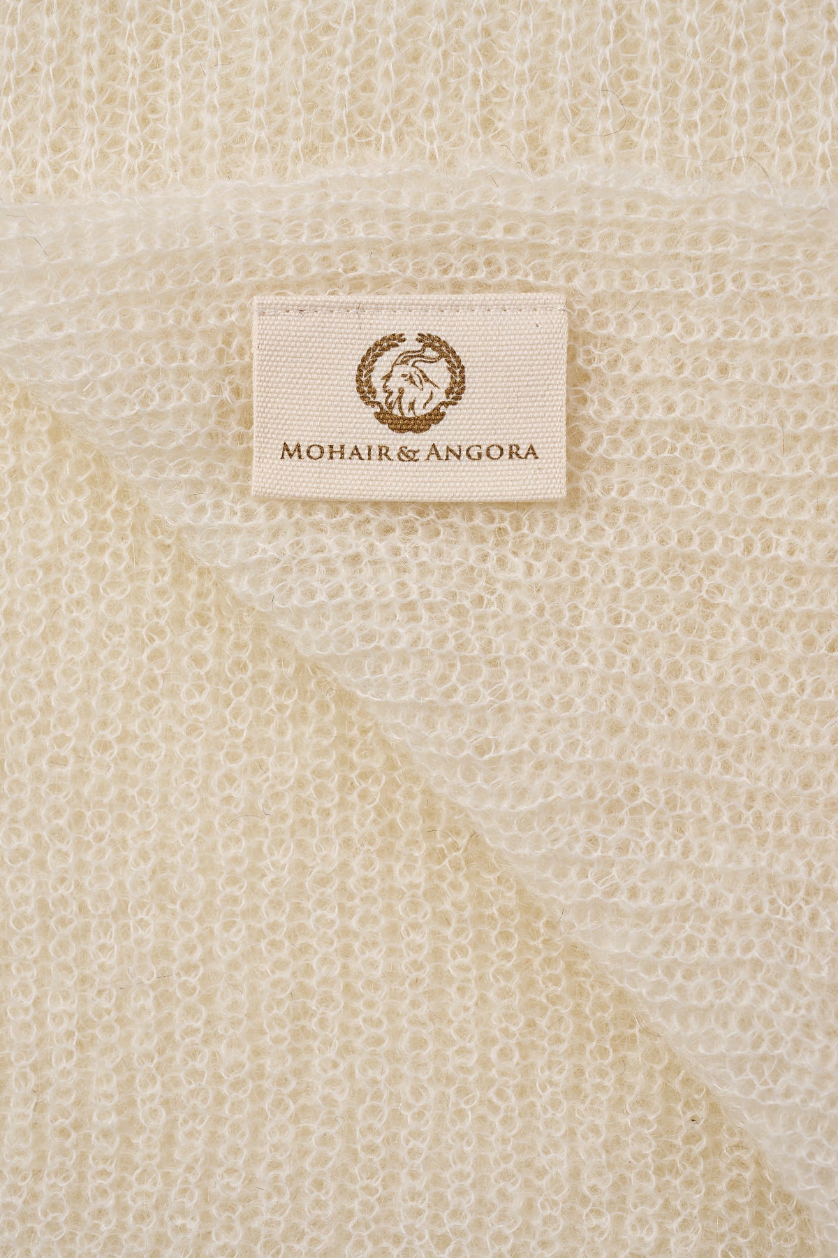 HATTUSA SCARF ECRU-BASIC KNIT