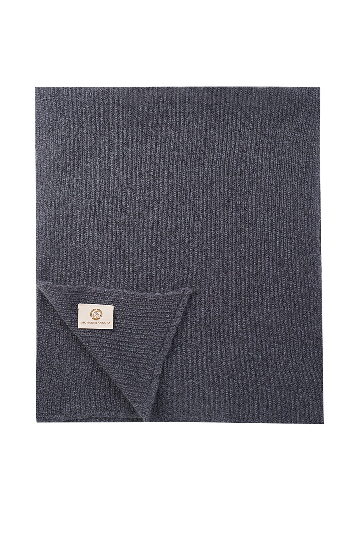 HATTUSA SCARF GRAY-BASIC KNIT