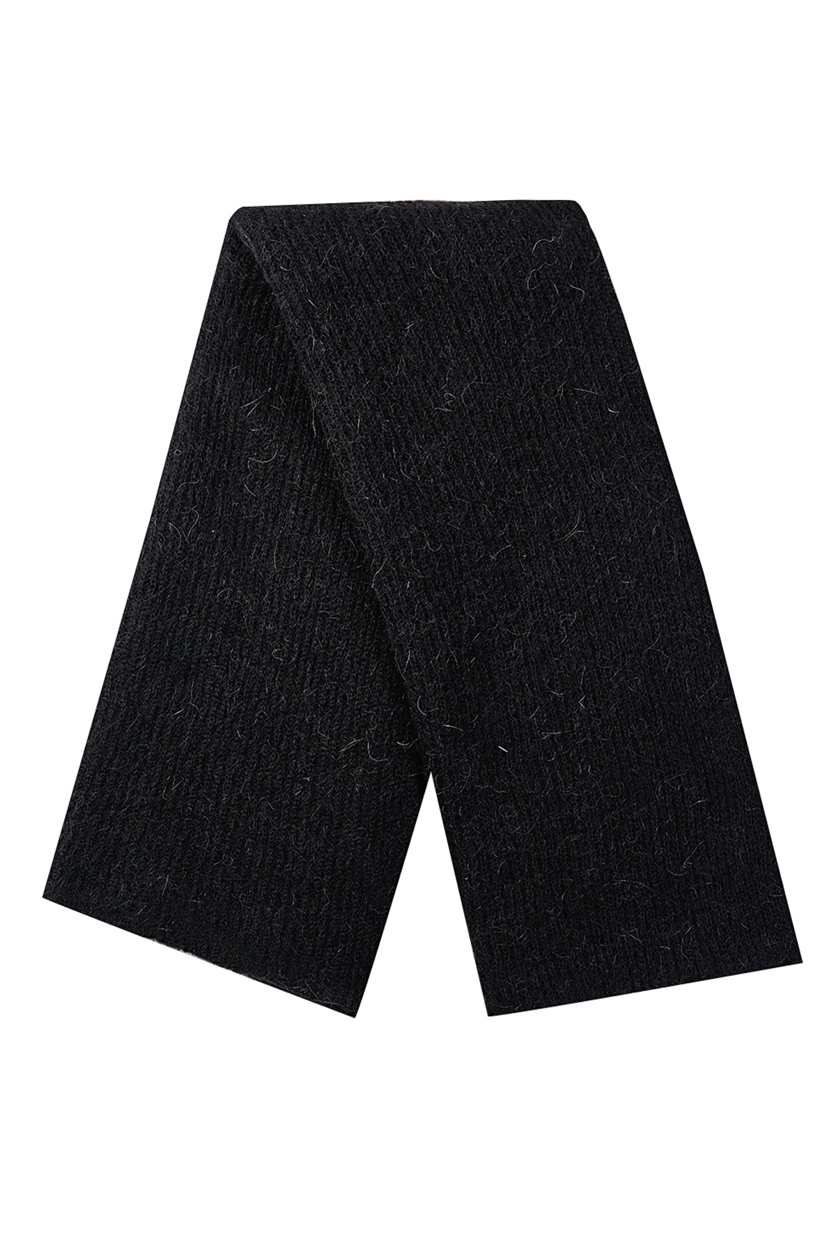 HATTUSA SCARF BLACK-BASIC KNIT