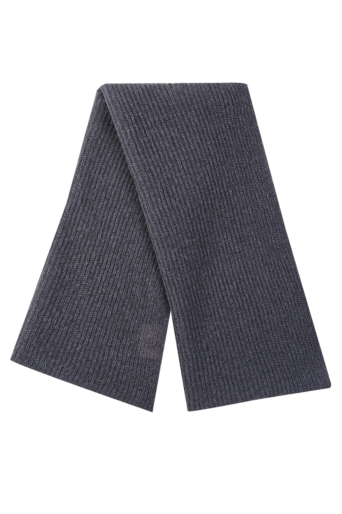 HATTUSA SCARF GRAY-BASIC KNIT