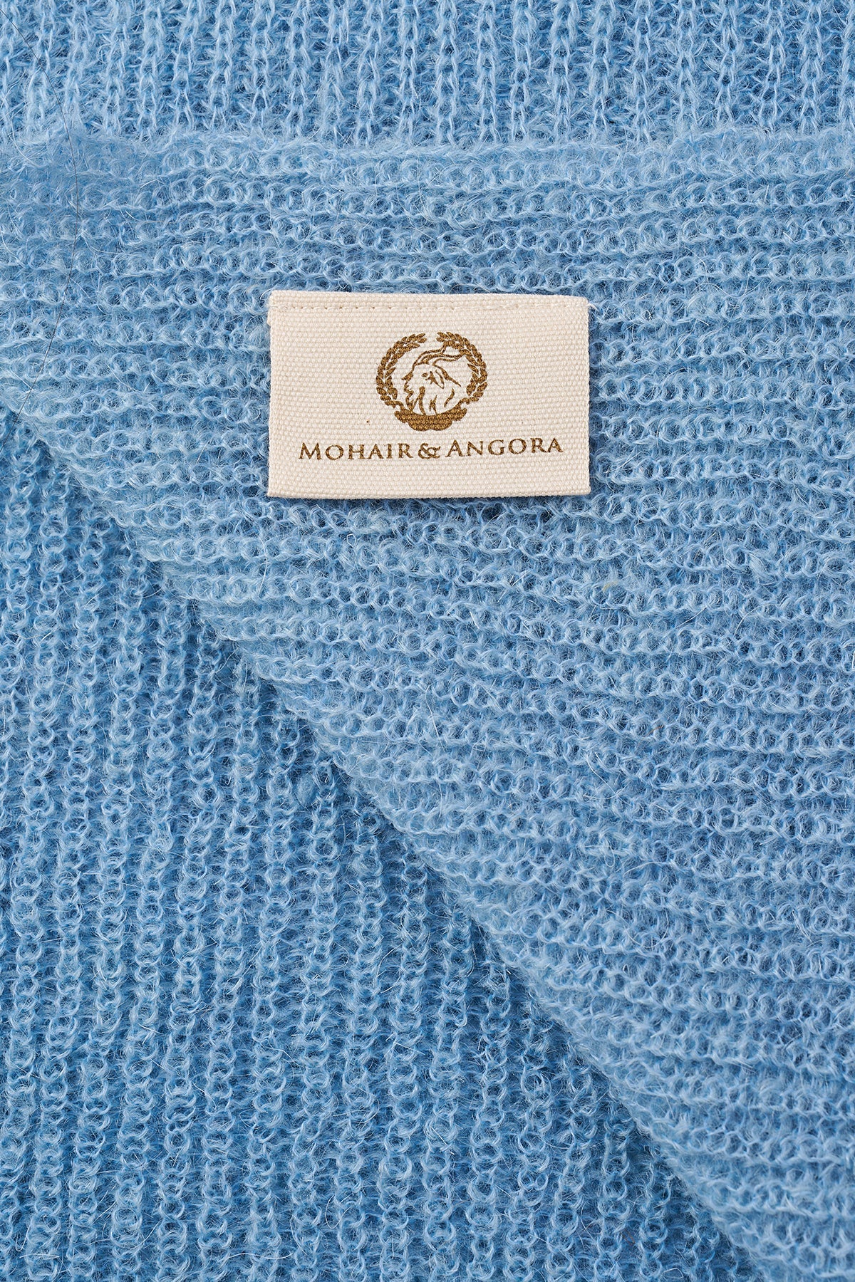 HATTUSA SCARF BLUE-BASIC KNIT