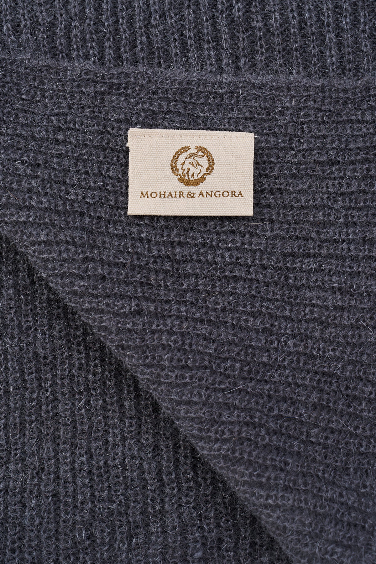 HATTUSA SCARF GRAY-BASIC KNIT