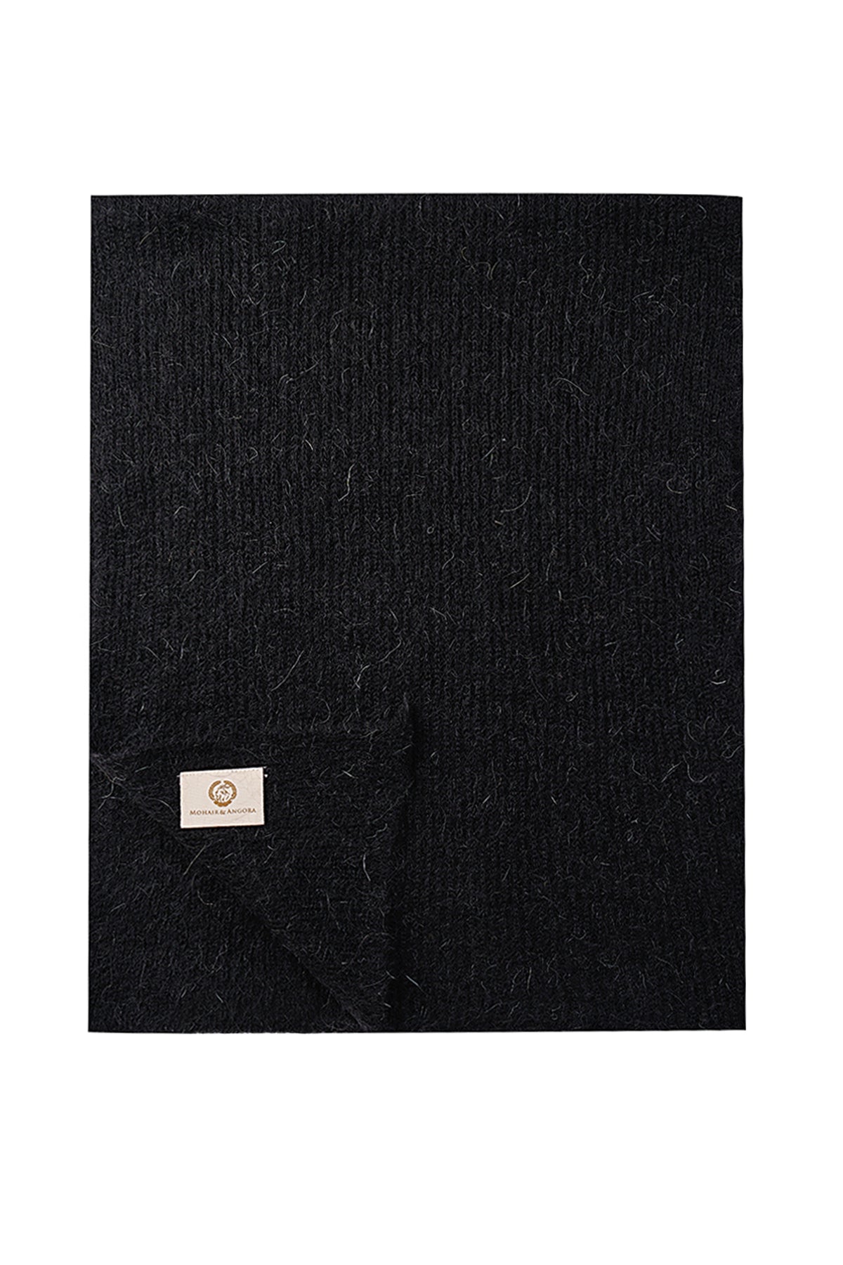 HATTUSA SCARF BLACK-BASIC KNIT
