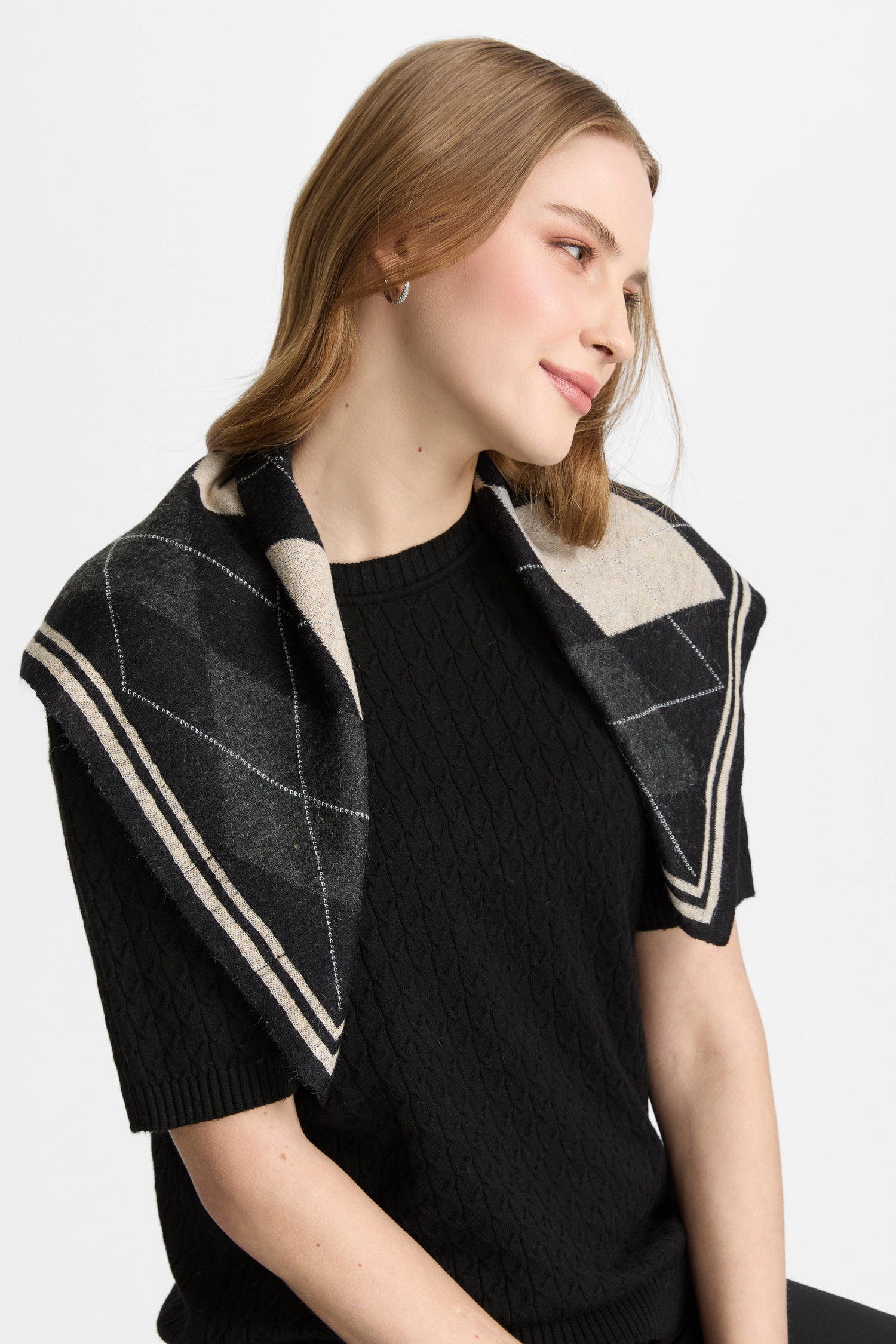 TROIA FOULARD BLACK