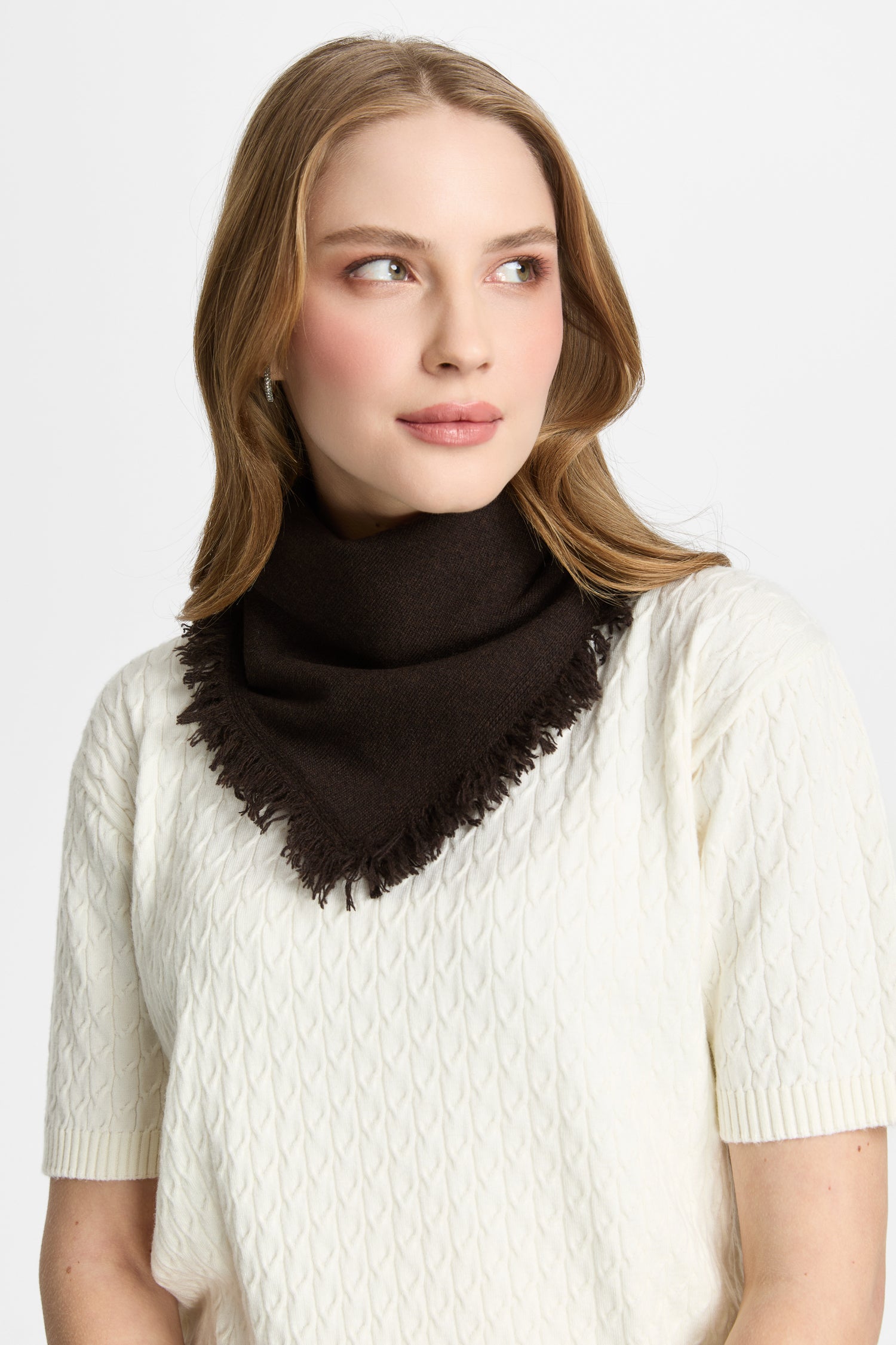 CARIA FOULARD BROWN