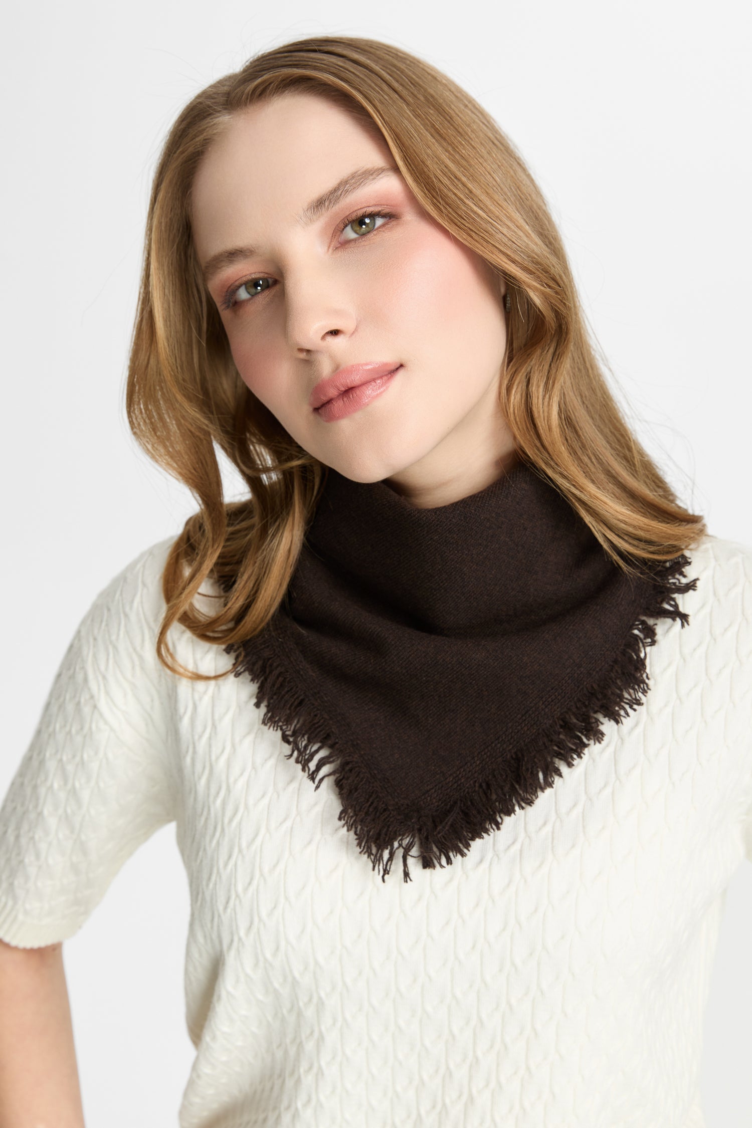 CARIA FOULARD BROWN