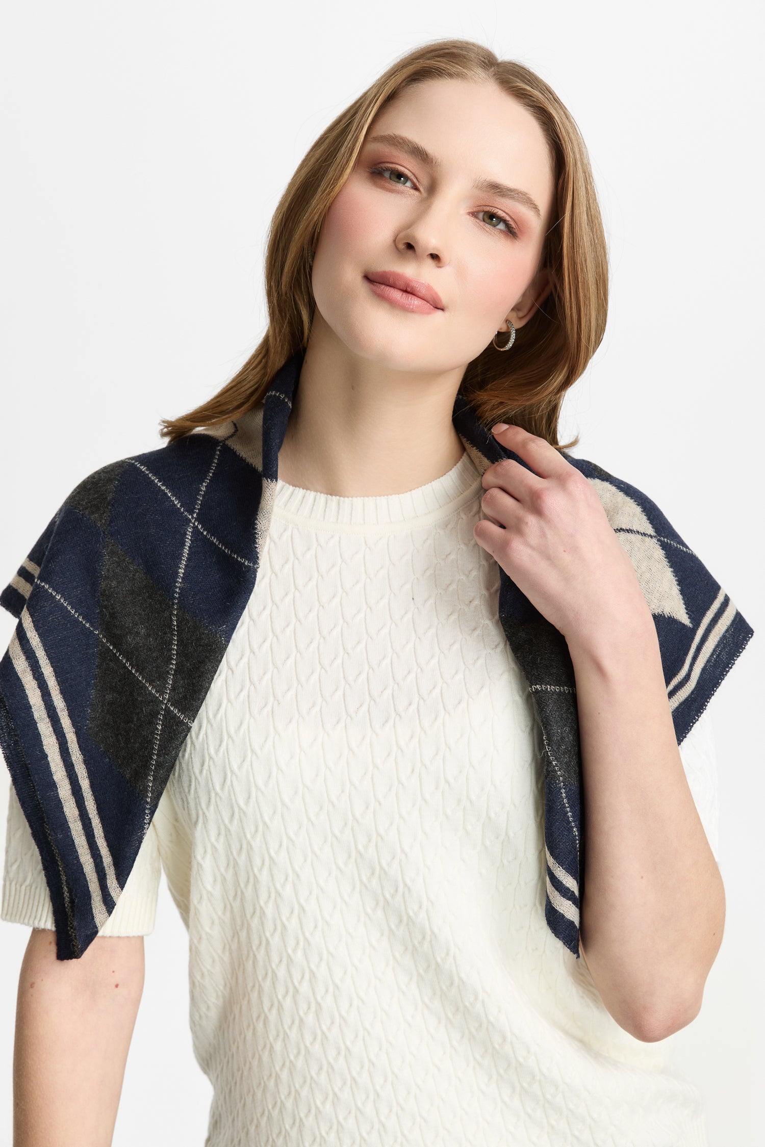 TROIA FOULARD NAVY