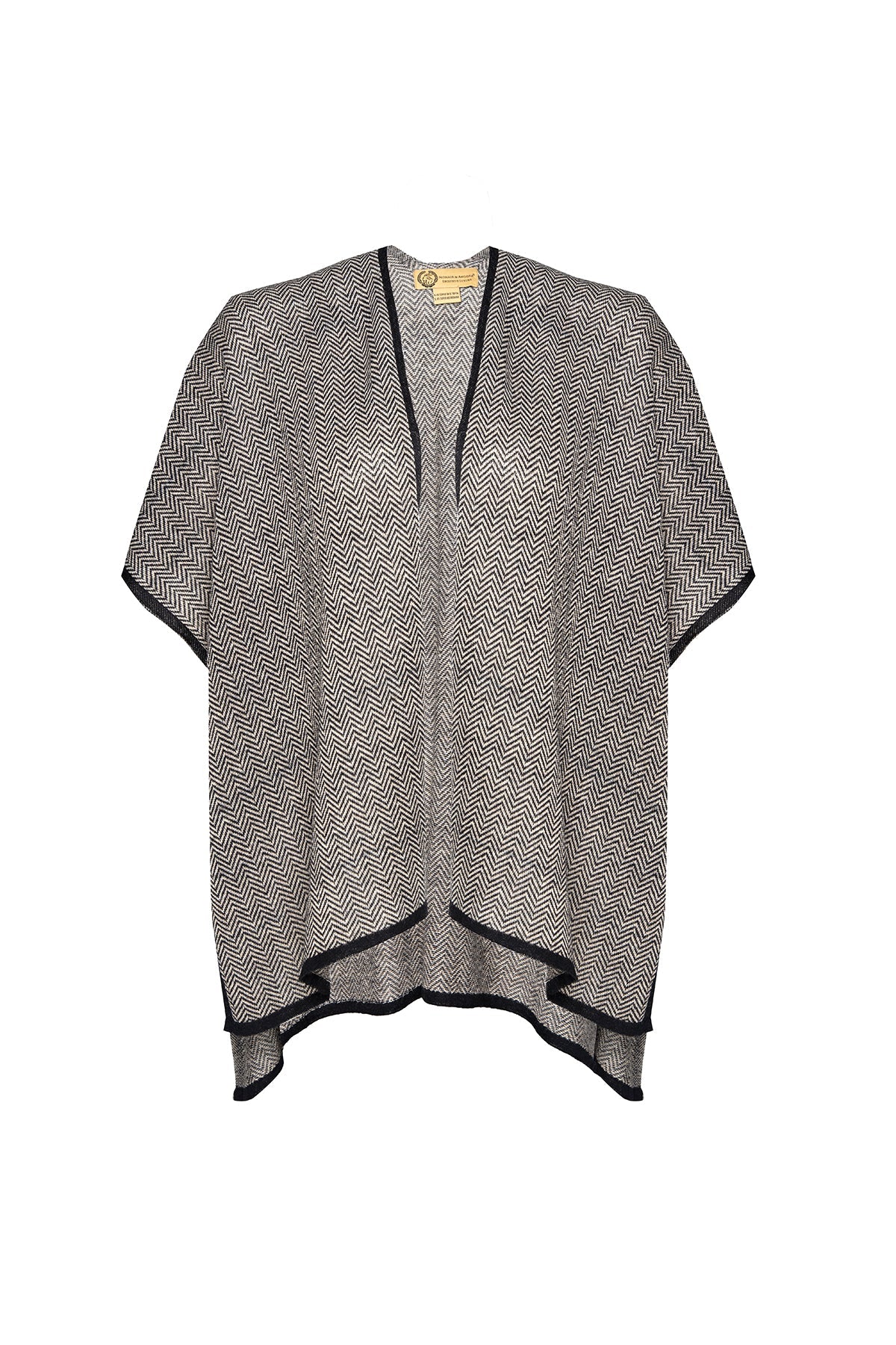 LYDIA STOLE BLACK-BEIGE