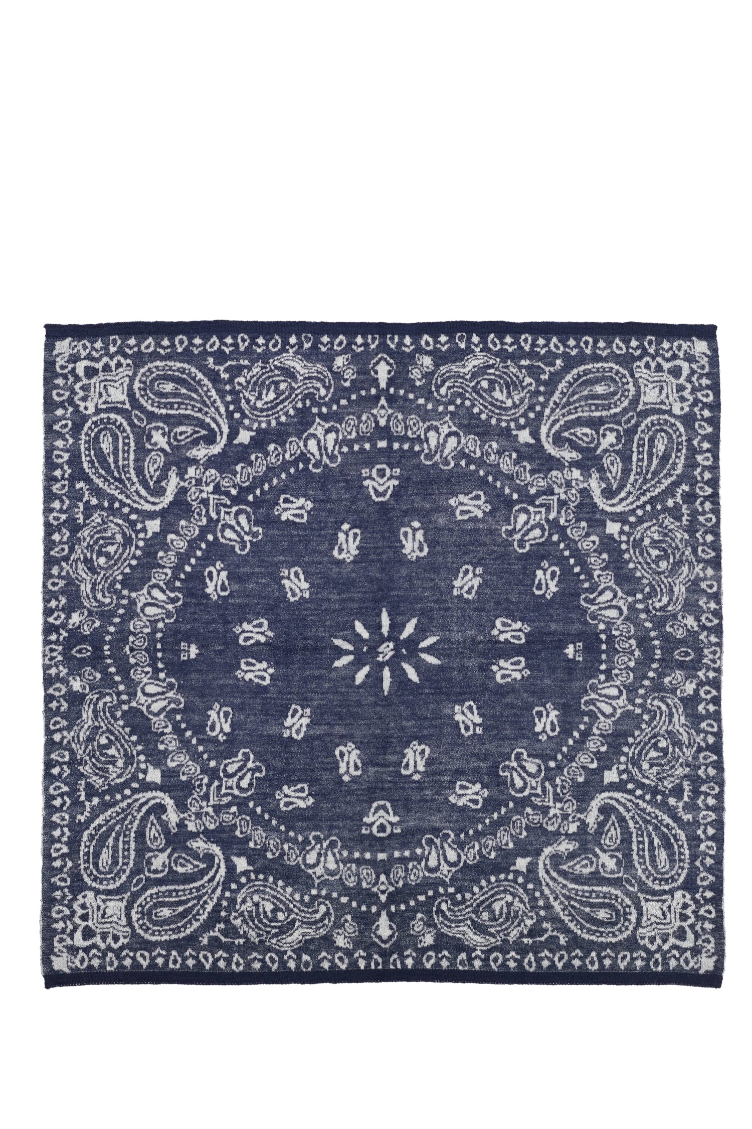 PERA FOULARD NAVY-ECRU