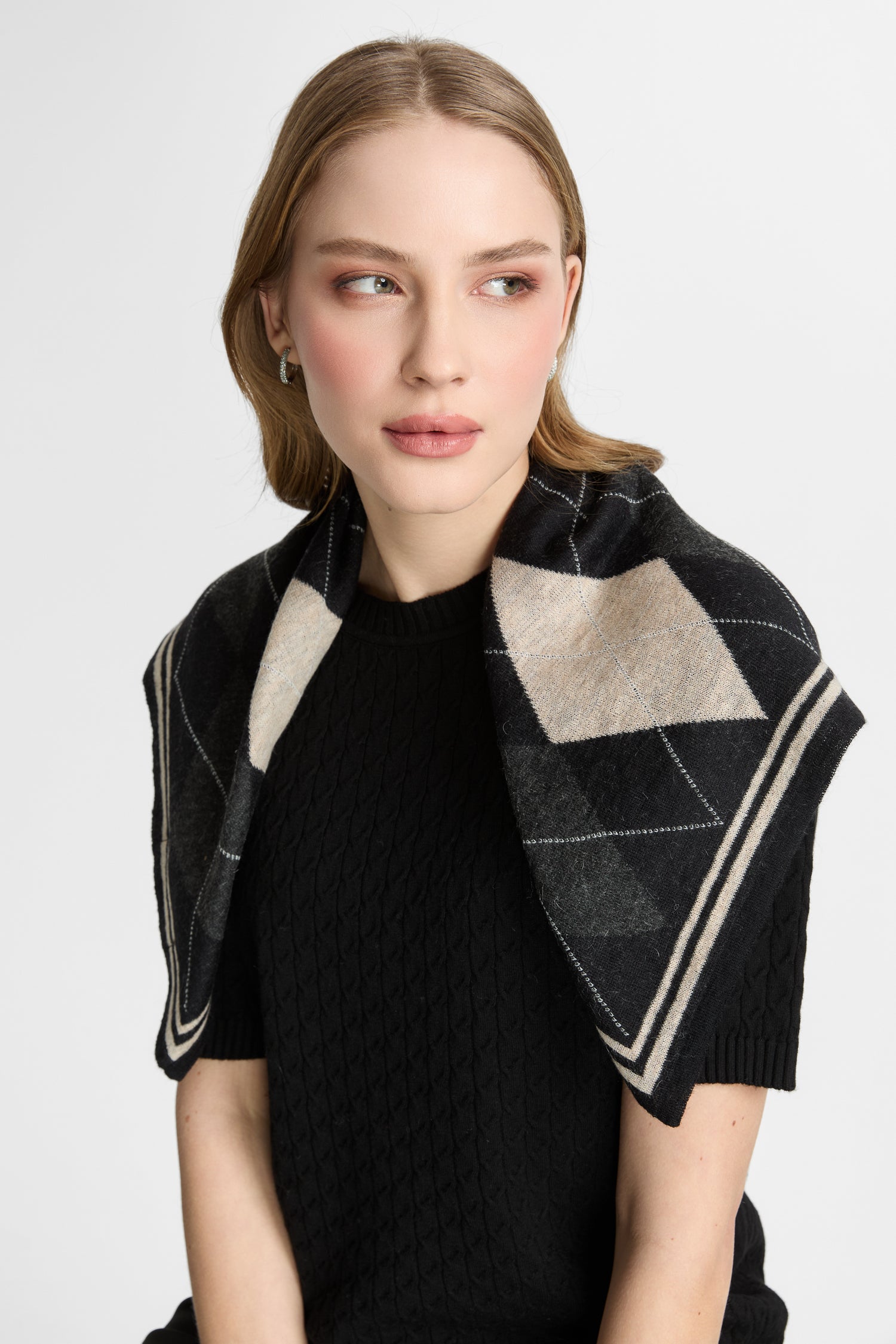 TROIA FOULARD BLACK