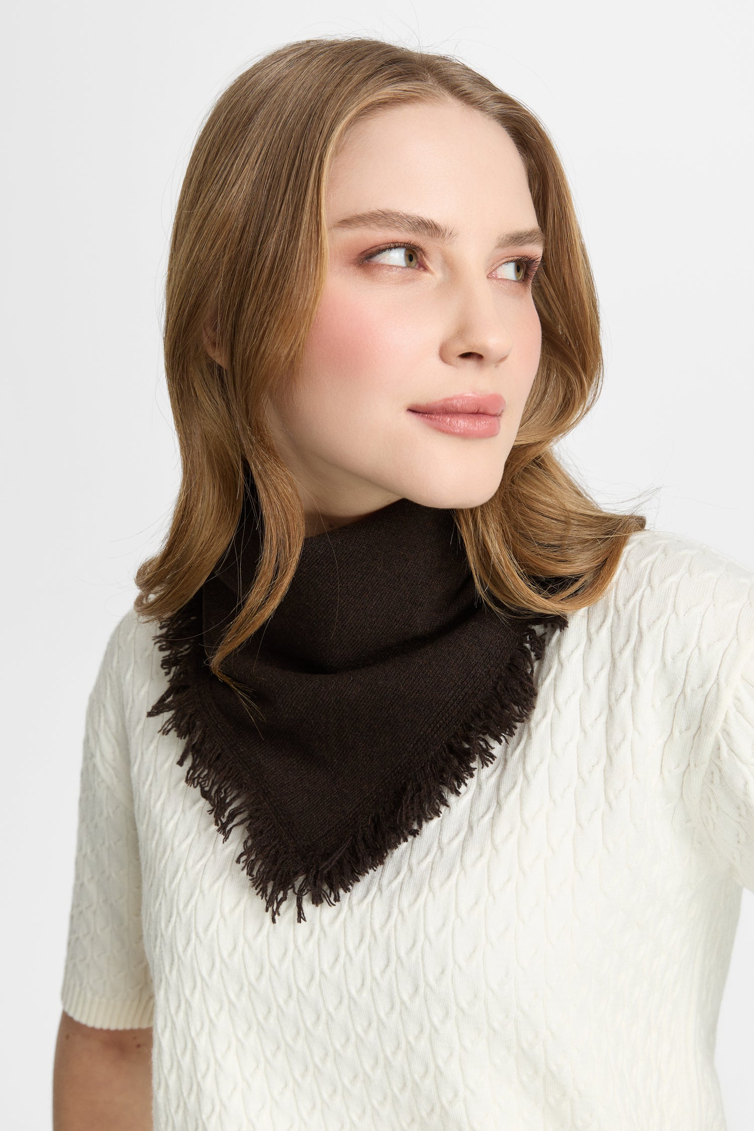 CARIA FOULARD BROWN