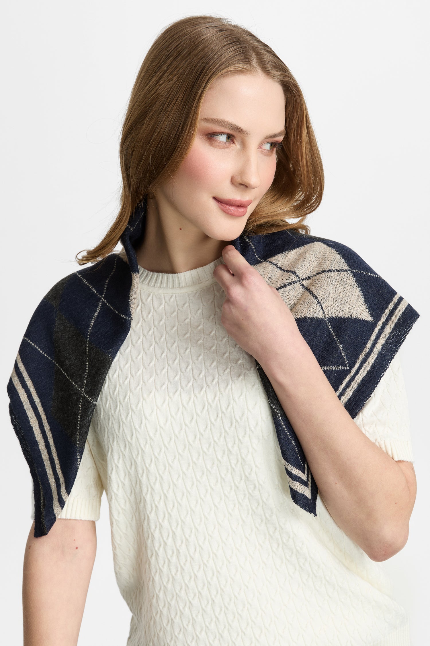 TROIA FOULARD NAVY