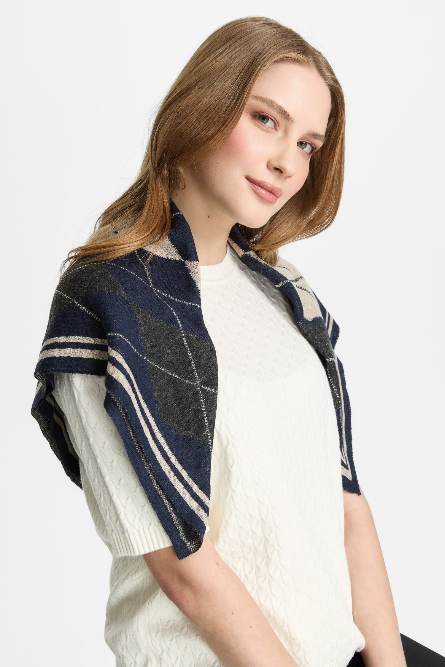 TROIA FOULARD NAVY